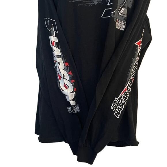 Kyle Larson 2021 NASCAR Cup Series Champion Hendrick Motorsports Long Sleeve Tee - Picture 3 of 6